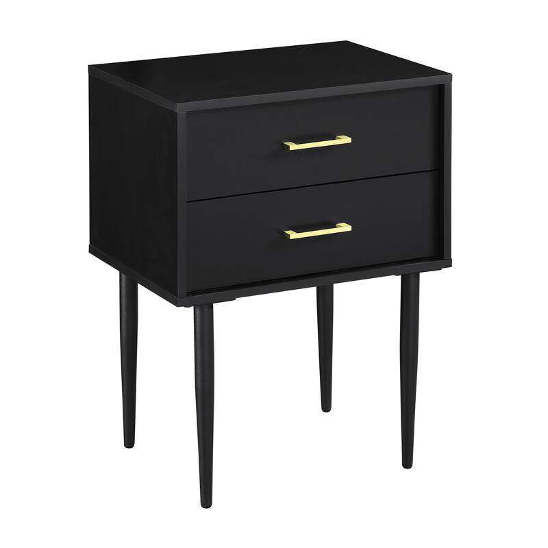 Middlebrook Notto Mid-Century 2-Drawer Nightstand