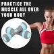 preview thumbnail 26 of 36, Adjustable Dumbbell Home Dumbbell Ladies Dumbbell Home Workout Blue