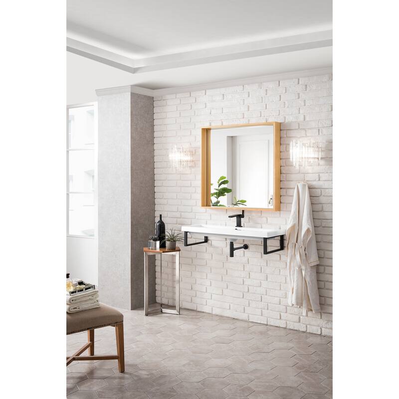 Boston Wall-Mounted 39.5" Console with Composite Sink