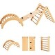 preview thumbnail 6 of 9, 4 in 1 Pikler Triangle Gym, Montessori Foldable Climber with Ramp