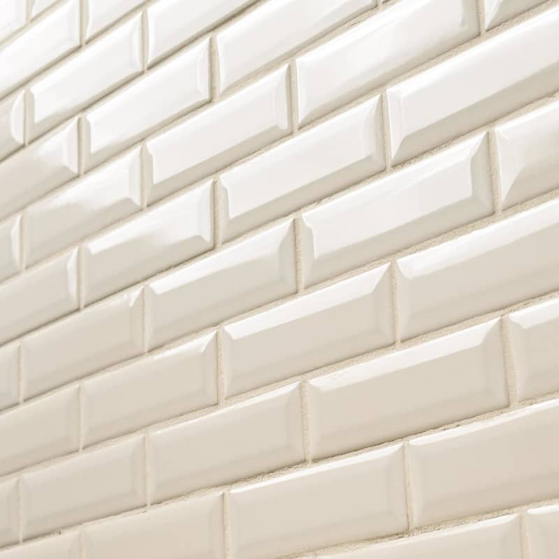 Ackland AKM-P-2X6BSWG-CA 12" x 12" Ceramic Brick Wall Mosaic Tile -