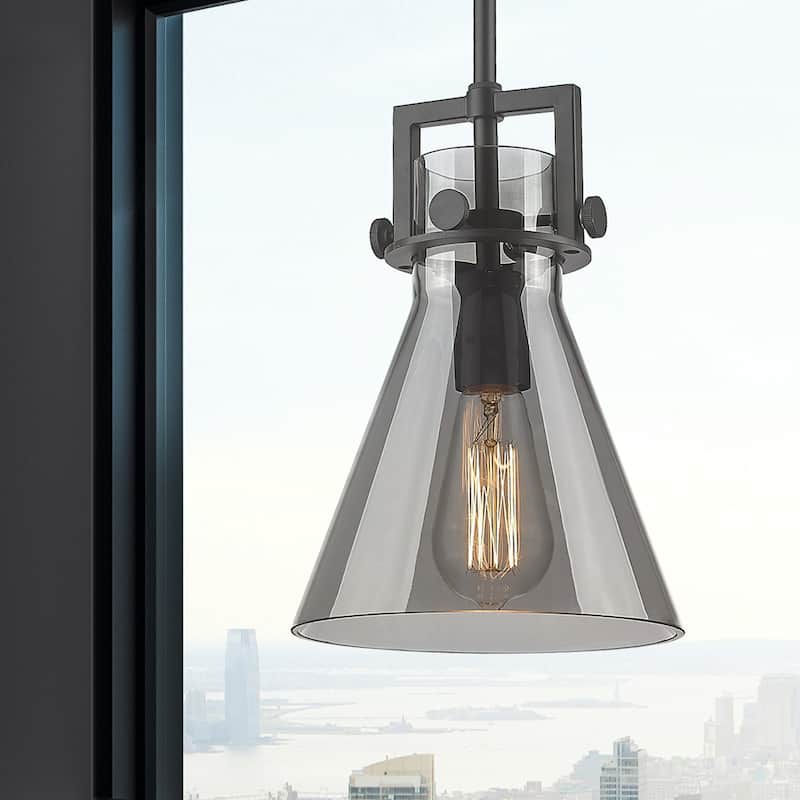 Innovations Lighting Newton Cone - 1 Light 8" Stem Hung Pendant