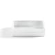 preview thumbnail 5 of 8, Kassatex Cabana White Bath Accessory collection Soap Dish