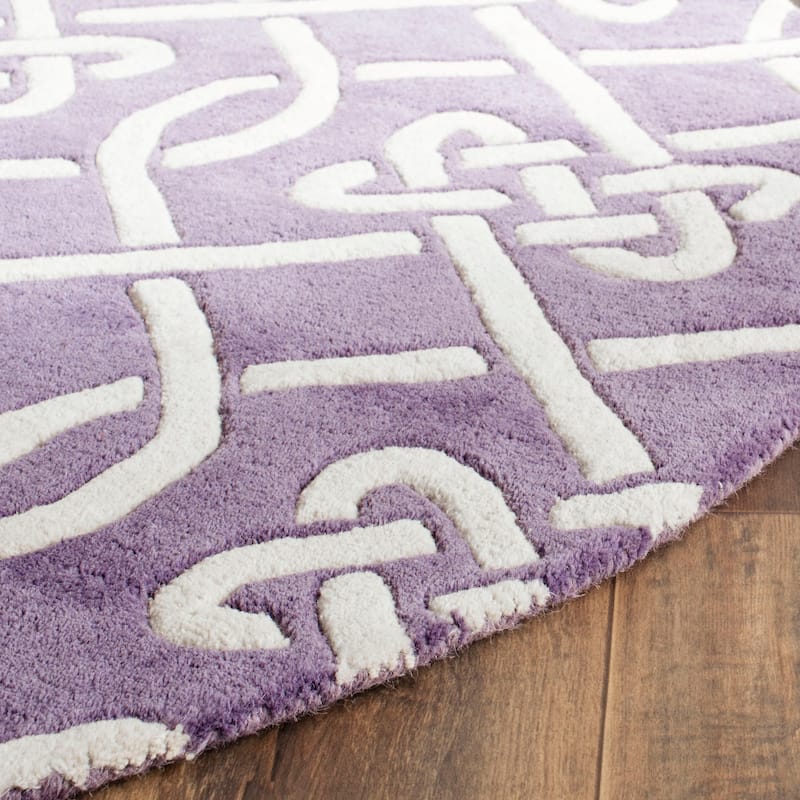 SAFAVIEH Handmade Chatham Fatma Modern Wool Rug