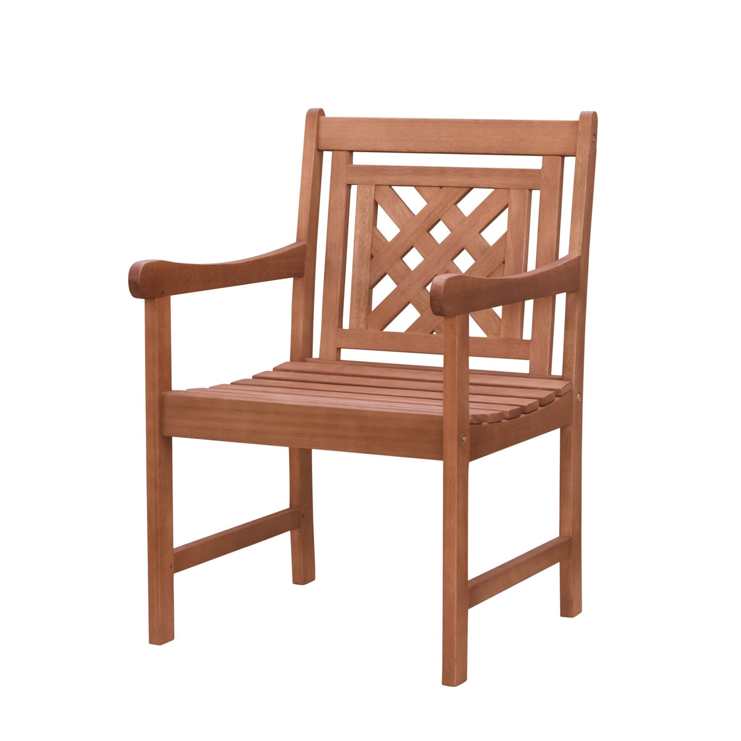 Vifah Malibu Outdoor 7 piece Wood Patio Extendable Table Dining