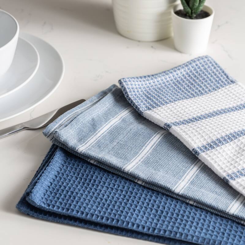 Fabstyles Fouta Cotton Set of 3 Kitchen Towel