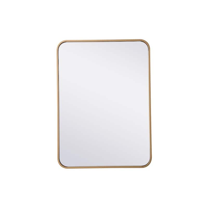 Elegant Lighting MR802230 Evermore 22" W x 30" H Contemporary - Brass