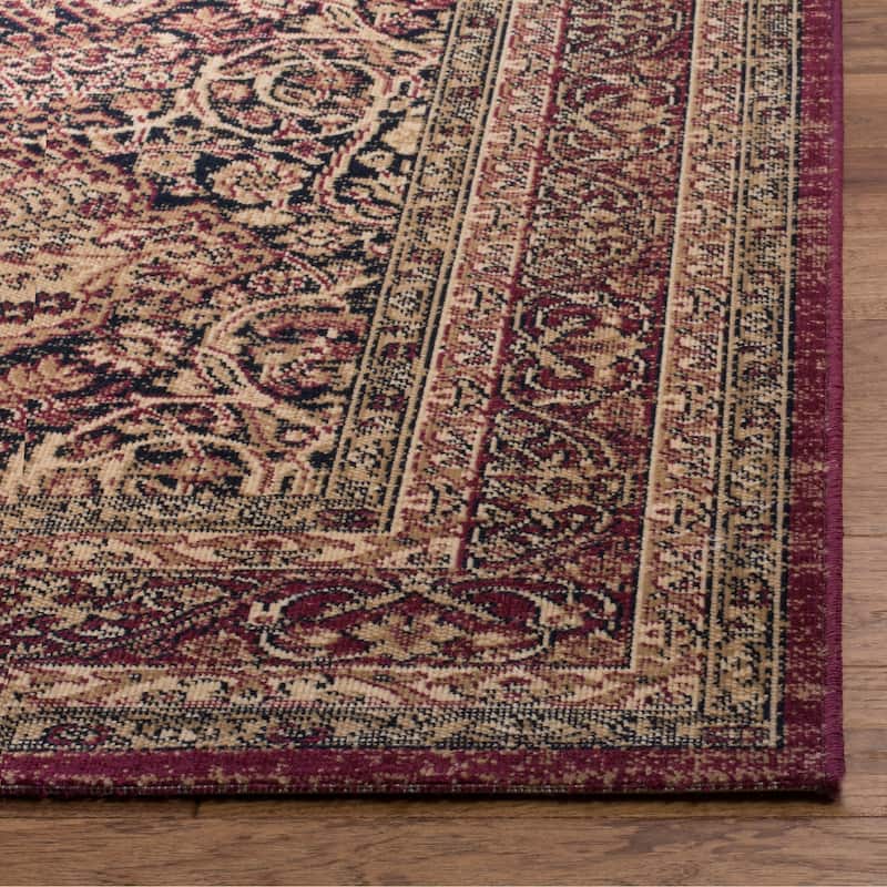 SAFAVIEH Lavar Kerman Karon Traditional Oriental Cotton Rug