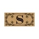 preview thumbnail 9 of 24, Monogram Flocked Sassafras Coir Switch Mat S