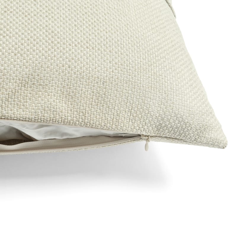 Lush Decor Clayton Woven Button Decorative Pillow Cover