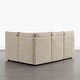 preview thumbnail 33 of 58, Spruce & Spring Modern 74" L-Shaped Dining Bench with Storage, Corner Breakfast Nook Banquette Bench