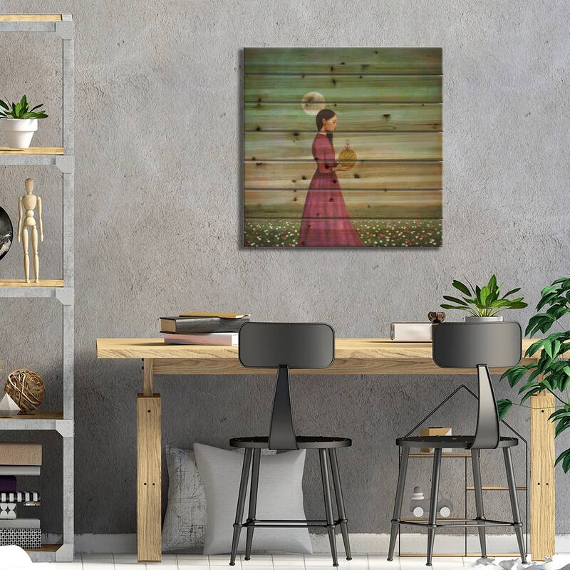 Counting On The Cosmos Print On Wood by Duy Huynh - Multi-Color