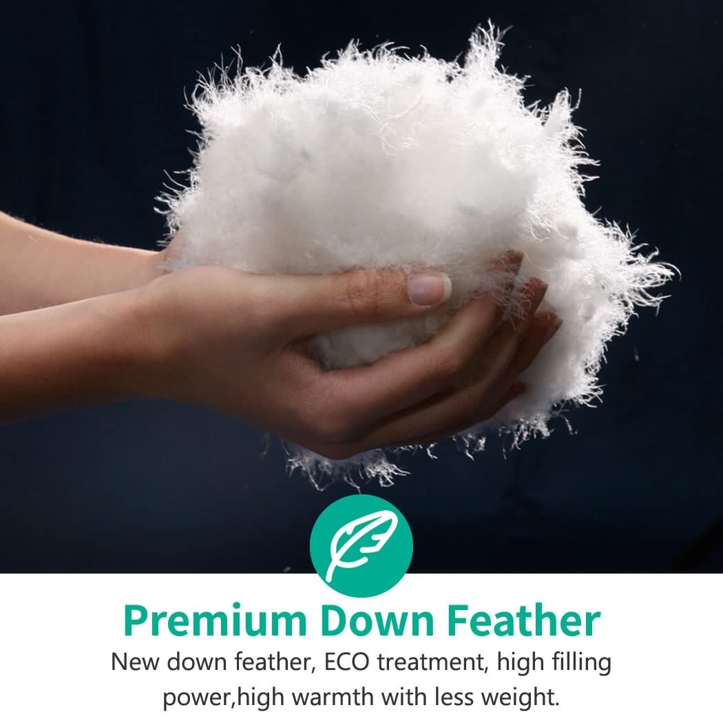 High fill power down comforter hot sale