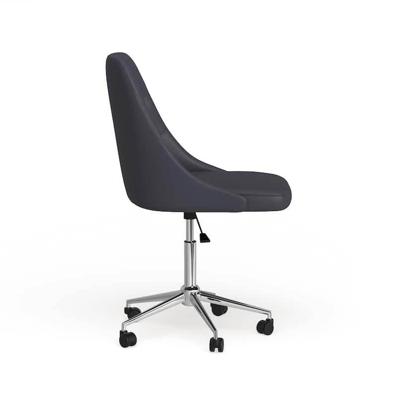 Carson Carrington Ockelbo Button-tufted Office Chair with Faux Leather - N/A
