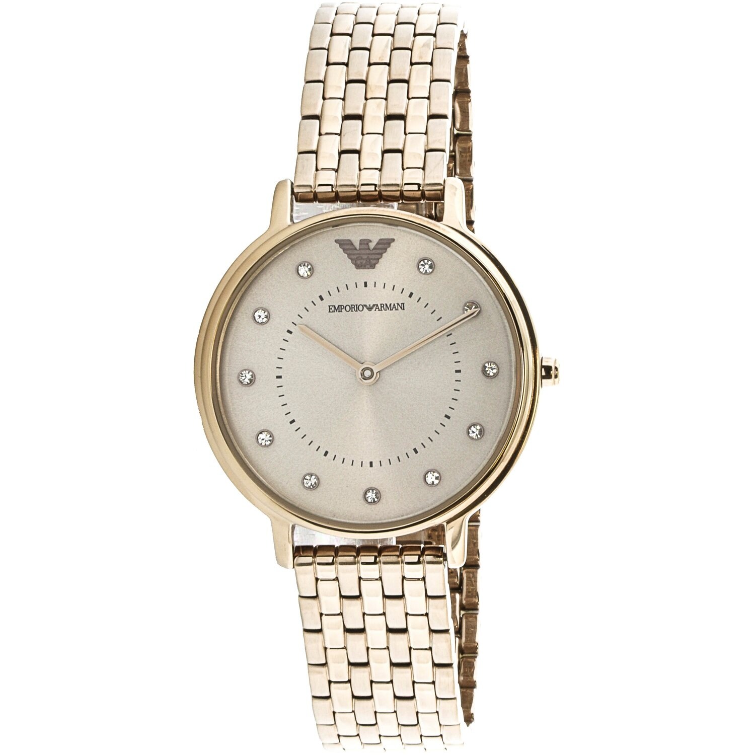 emporio armani watches women's gold
