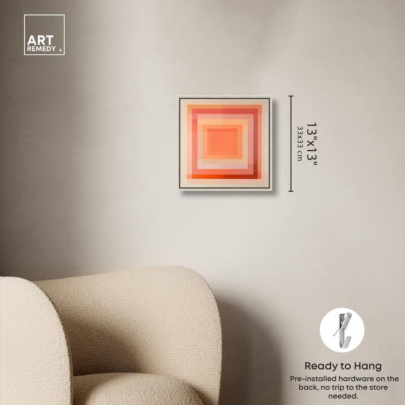 Minimal Color Blocks III Canvas by Art Remedy