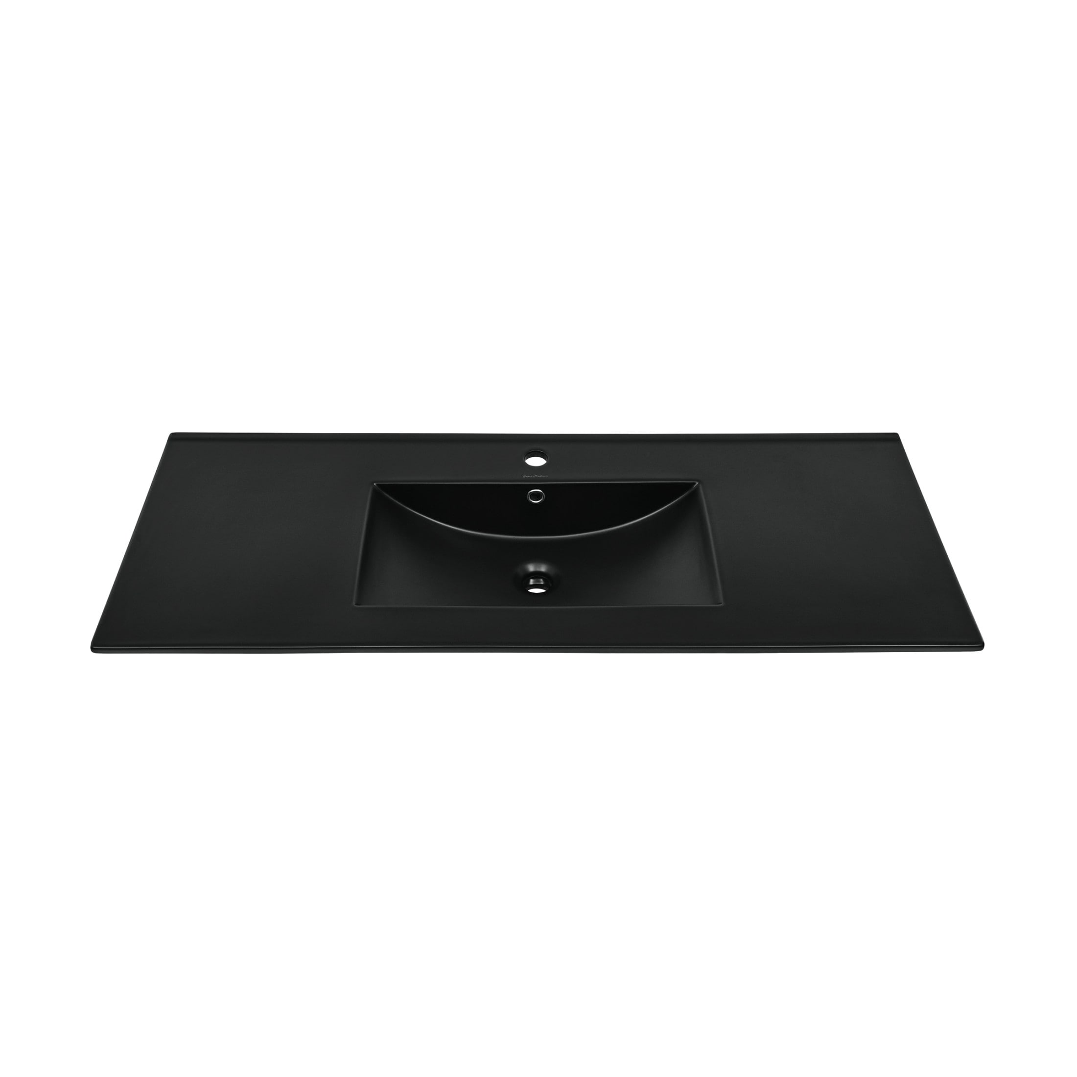 48" Vanity Sink Top In Glossy Black - 48