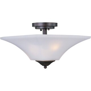 Aurora 2-Light Semi-Flush Mount