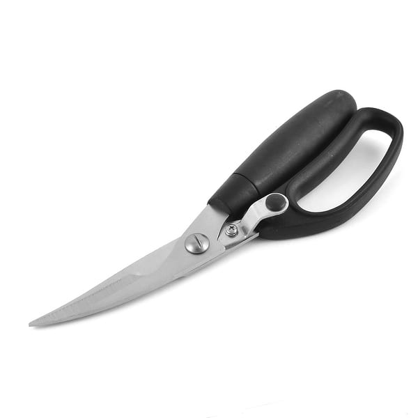 Kitchen Multifunction Chicken Bone Scissors Professional Poultry Shears for Chef - Black,Silver Tone