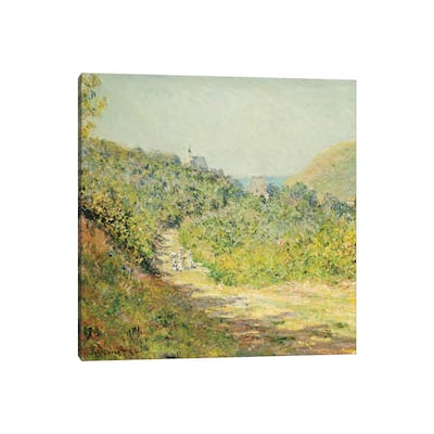 iCanvas "Aux Petites Dalles, 1884 " by Claude Monet Canvas Print
