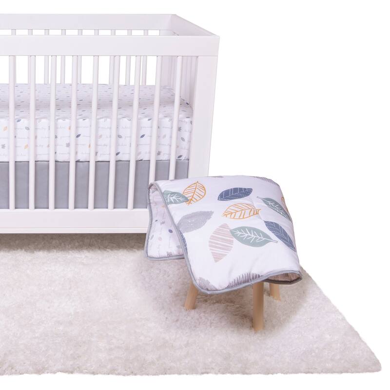 Falling Leaves 4 Piece Crib Bedding Set On Sale Bed Bath & Beyond 38319978