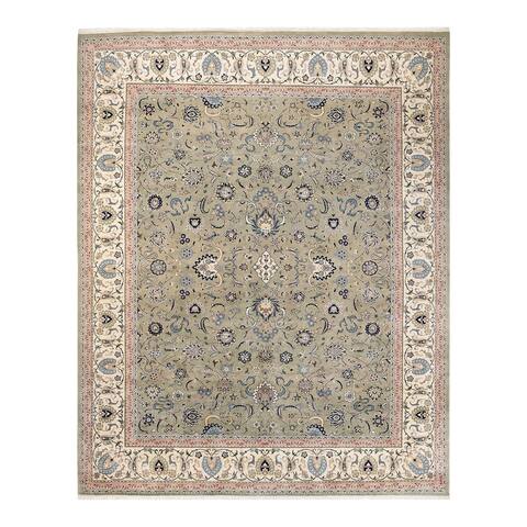 Overton Mogul, One-of-a-Kind Hand-Knotted Area Rug - Green, 9' 2" x 11' 8" - 9' 2" x 11' 8"