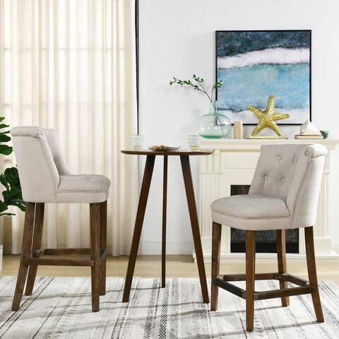 Emma 27 or 31 Inch Armless Counter Bar Stool