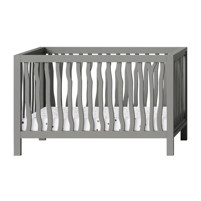Milk Street Branch Convertible Crib - Grey