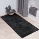 preview thumbnail 35 of 44, Bath Mat - 60x24-Inch Plush Cotton Bathroom Runner by Windsor Home Black