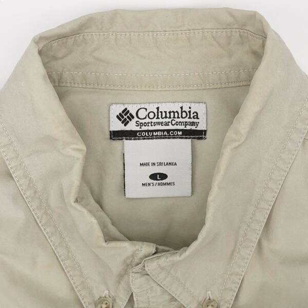 Shop Columbia Vented Cotton Hiking Fishing Shirt Short Sleeve Khaki Mens L On Sale Overstock 23020102