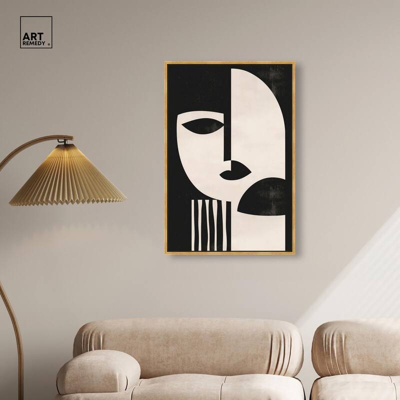 The Mask III Canvas by Art Remedy