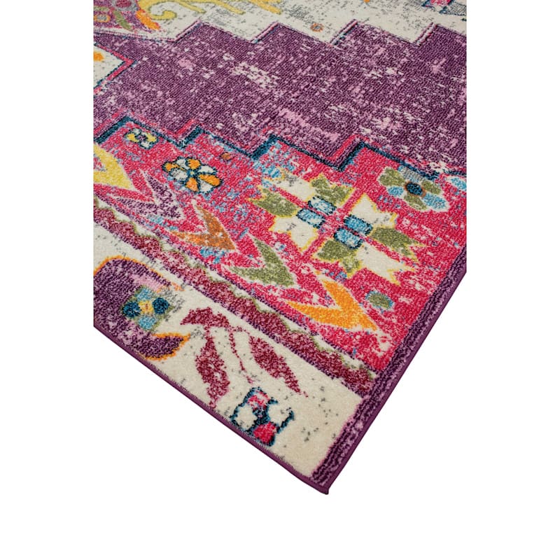 Noori Rug Sapphire Distressed Delma Multicolor Area Rug