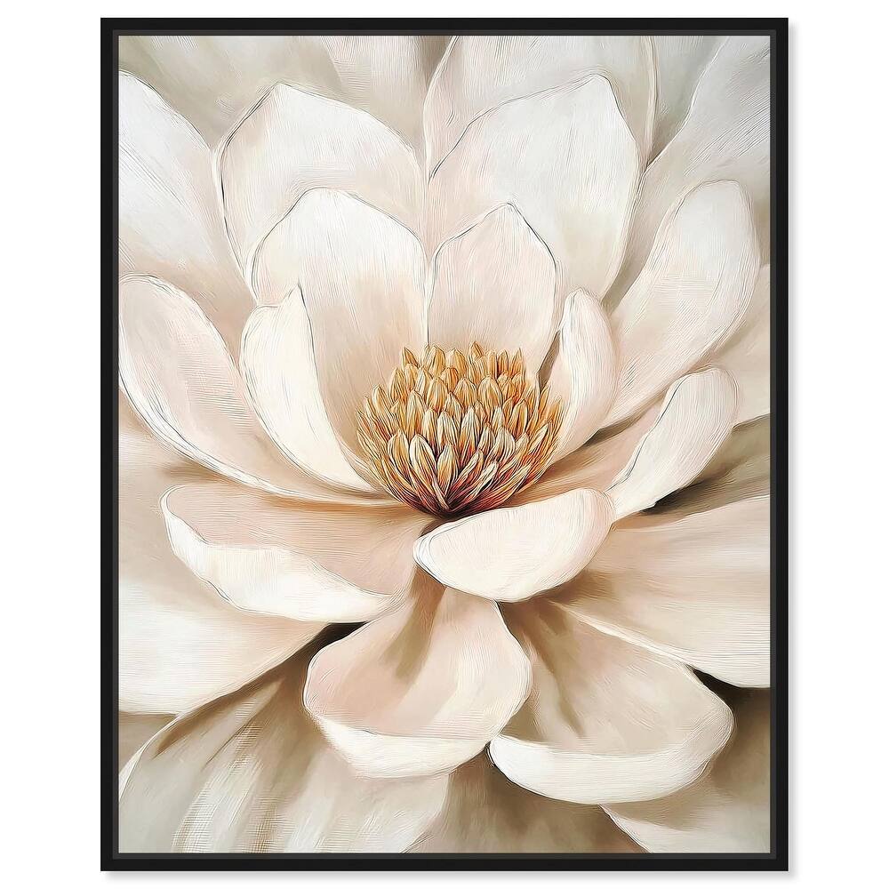 Golden Heart Canvas by Art Remedy