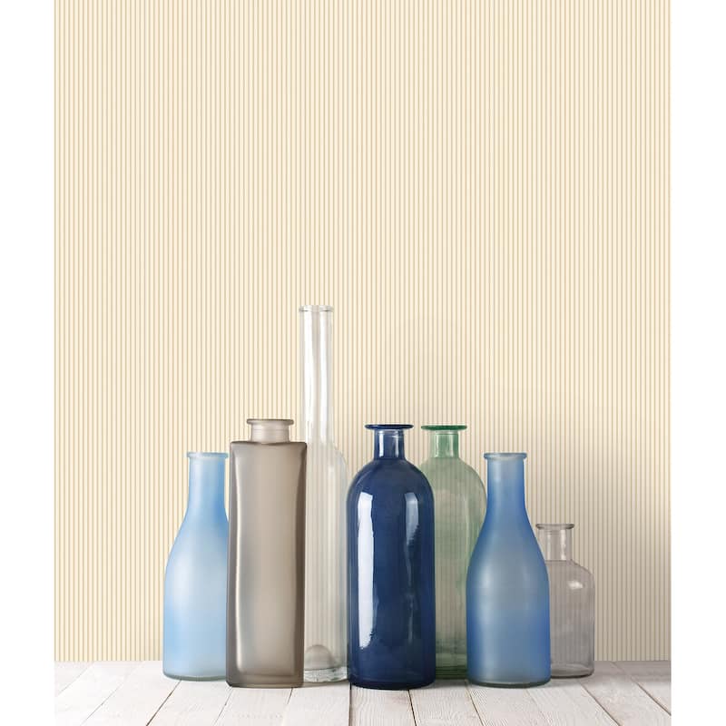 Galerie Wallcoverings Miniatures 2 Delicate Pin Stripes Vinyl on Non-woven Matte Wallpaper Roll