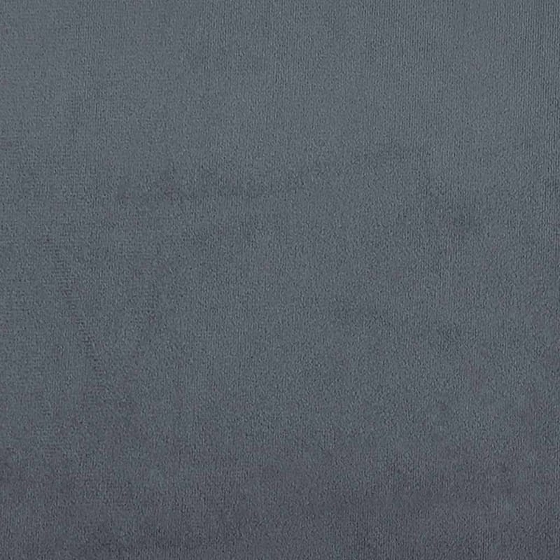 vidaXL Modular Sofa Dark Grey Velvet (100% Polyester), Foam, Metal, Wood - 78.7 x 118.1 x 25.2 in