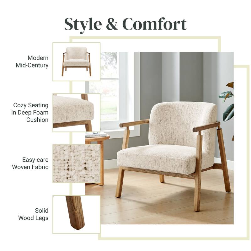 NPD Furniture Reiner Accent Arm Chair