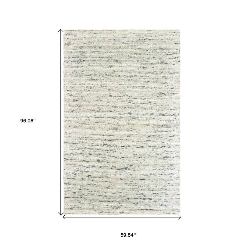 HomeRoots Solid Color Modern Rectangle Area Rug