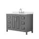 Option Dark Gray / Giotto Quartz Top / Polished Chrome