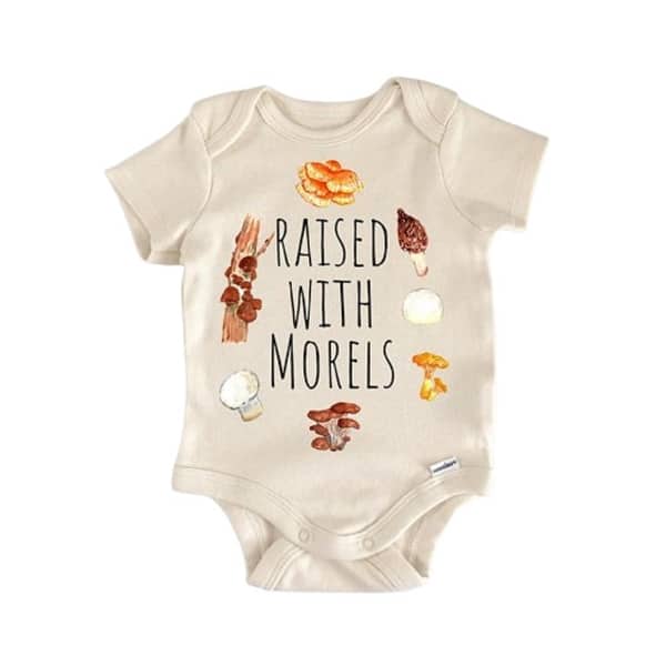 slide 2 of 6, Mushroom Fungi Forager - Baby Boy Girl Clothes Infant Bodysuit Funny Cute Newborn Blue - 0-3M