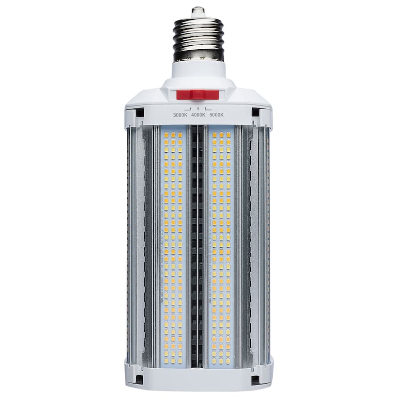 LED Shoe Box Lamp 90/100/110 Wattage Selectable 3K/4K/5K CCT Selectable 120-277V - White