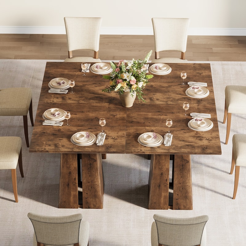 31.5" Square Dining Table with Pedestal Base