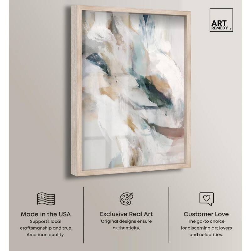 Whispering Colors II Shadowbox by Art Remedy