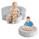 preview thumbnail 10 of 8, Costway 2-in-1 Toddler Chair with Removable & Washable Cover Plush - See Details