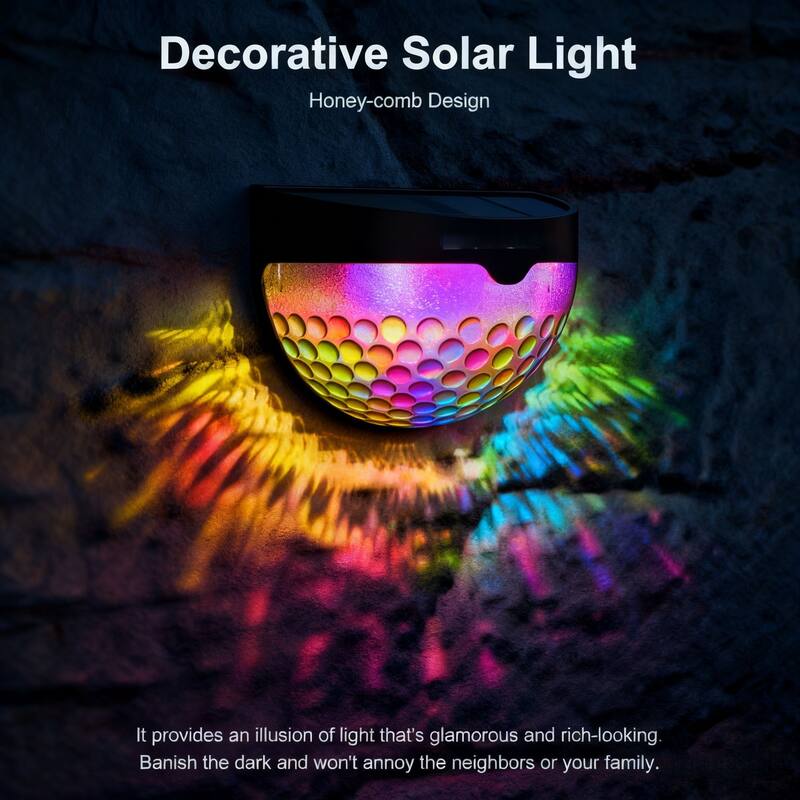 6 Pack Solar Powered Outdoor Lights