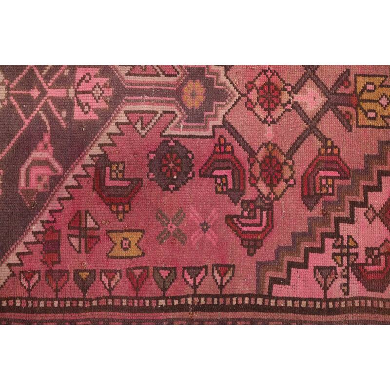 ECARPETGALLERY Hand-knotted Color Transition Pink Wool Rug - 3'4 x 5'9