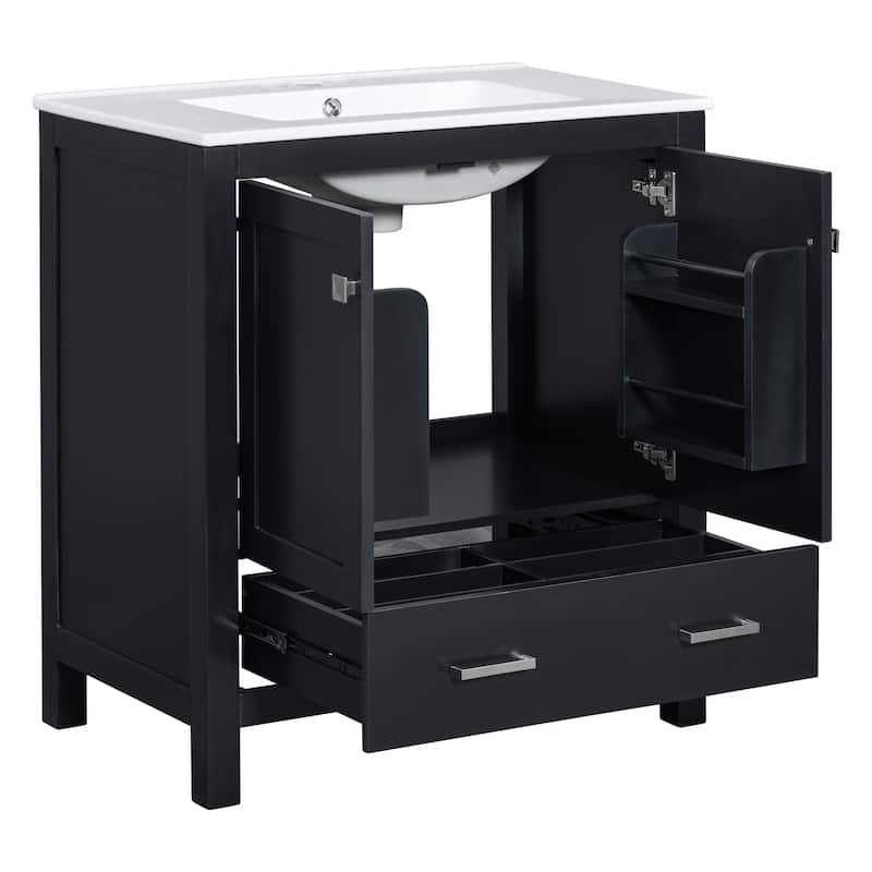 30" Bathroom Vanity with Single Sink