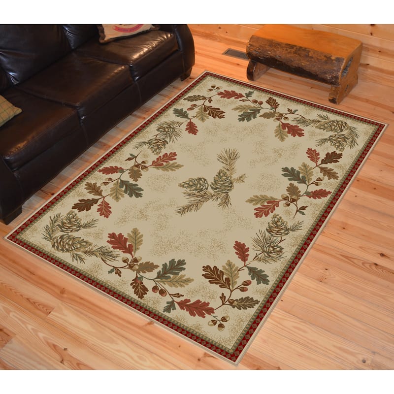 American Destination Oak Mountain Lodge Area Rug
