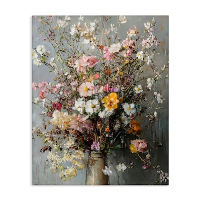 Stupell Overflowing Spring Flowers Canvas Wall Art Design By Franklyn Gregory