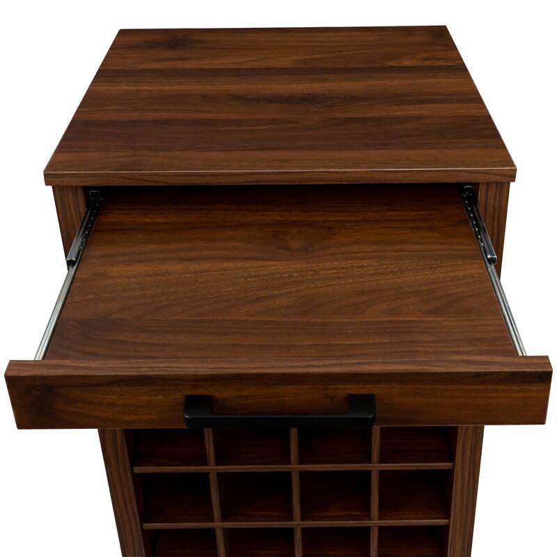 GDF Studio - Centennial Modern 35.43" Tall Modular Wine Bar Buffet Cabinet Storage