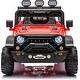 preview thumbnail 25 of 28, 24V Electric Ride on Truck for Kids,Wide Seater Battery Powered Truck with Remote Control, Music,LED Cool Lighting,4WD